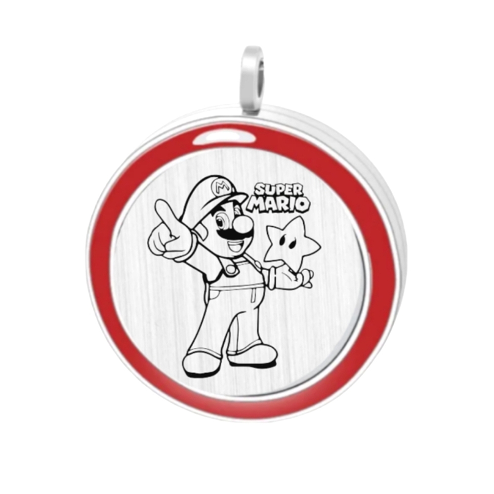 Super Mario Theme Stainless Steel Locket